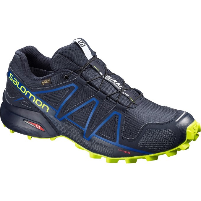 SALOMON SPEEDCROSS 4 GTX® S/RACE LTD Philippines - Men's Trail Running Shoes - Navy | 902518-XVB